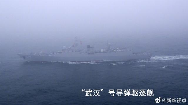 055型导弹艇（海上阅兵高清画面来了）(9)