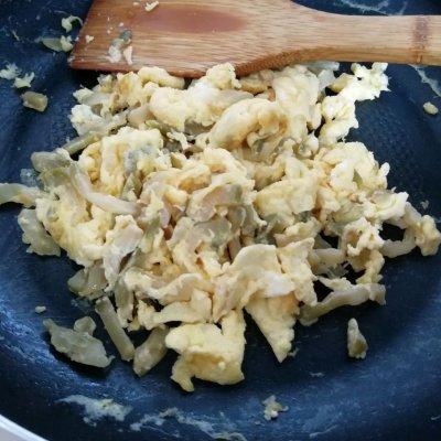 萝卜干炒鸡蛋（榨菜炒鸡蛋）(5)