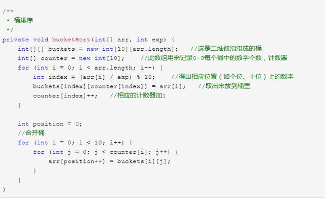 java实现数据结构7种排序算法代码（常见排序算法总结）(32)