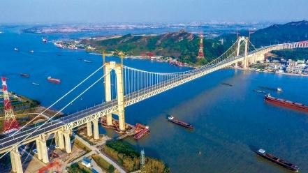 五峰山长江大桥建设有什么意义（创七项世界之最）(2)