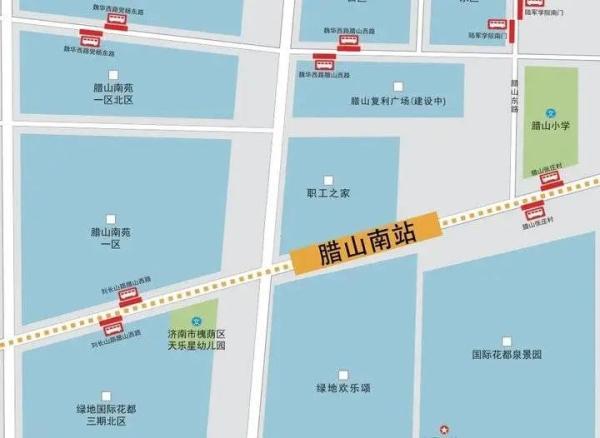 济南2号线地铁线路图最新（济南地铁2号线站点出入口信息来了）