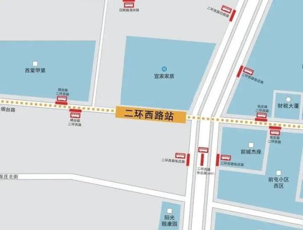 济南2号线地铁线路图最新（济南地铁2号线站点出入口信息来了）(4)