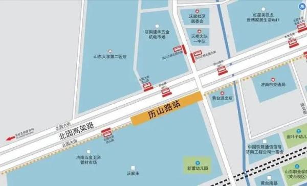 济南2号线地铁线路图最新（济南地铁2号线站点出入口信息来了）(12)