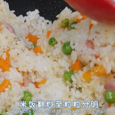 西式芝士蛋炒饭教程（汉拿山芝士炒饭在家做）(12)