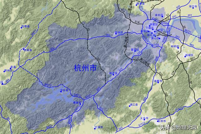 杭州市卫星三维地图（多维度高清地图认识杭州）(6)