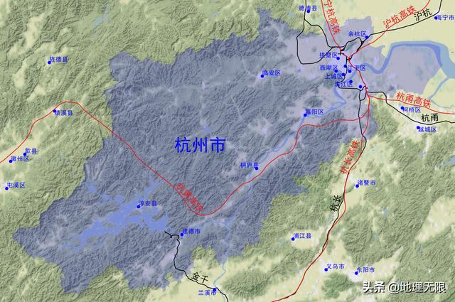 杭州市卫星三维地图（多维度高清地图认识杭州）(5)