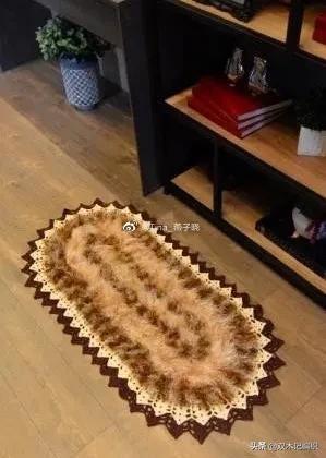 钩针编织各种地毯图解（nis风钩针编织漂亮地毯）(4)
