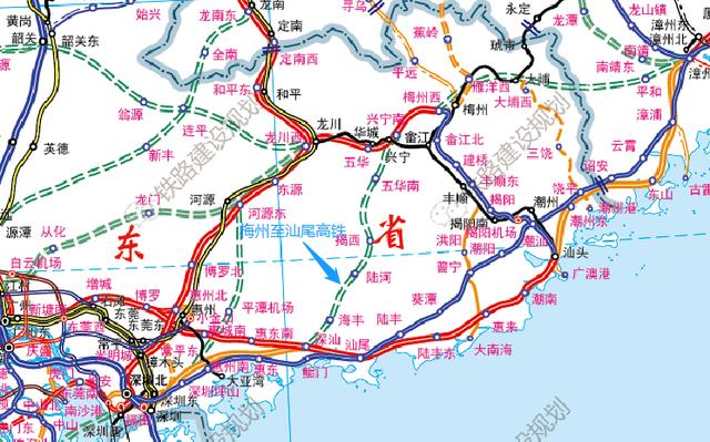 汕尾建几个高铁站（汕尾四高铁二普铁布局）(2)
