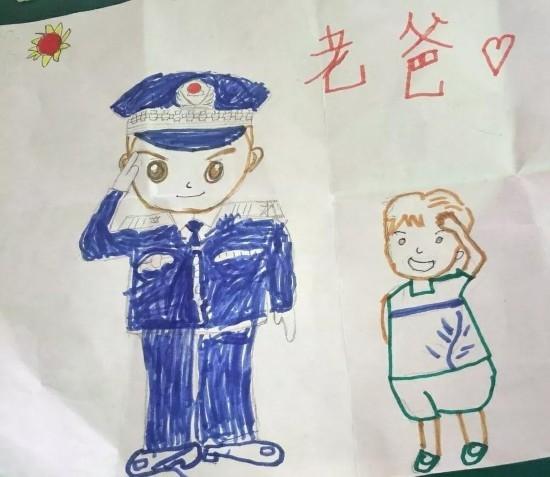 用一张纸送给小朋友们的画（6岁小朋友一幅画刷屏）(1)