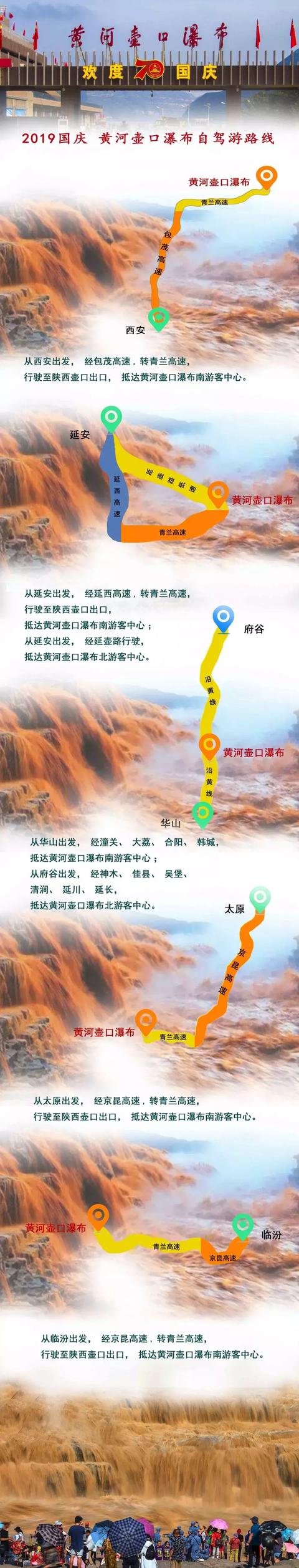 陕西旅游景点黄河壶口瀑布怎么去（陕西黄河壶口瀑布自驾游路线服务指南）(2)