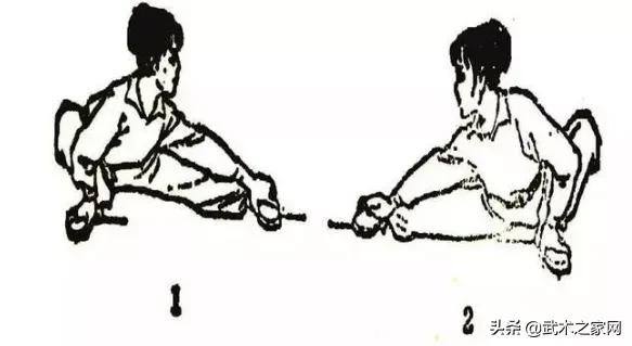 简单武术对练图解（练拳不练功到老一场空）(4)
