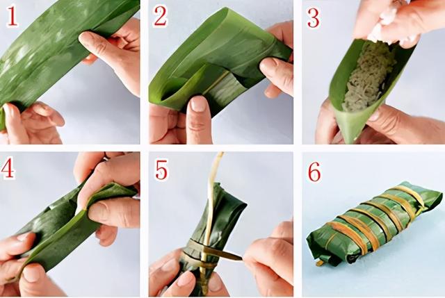 粽子简单的包法图解（教你粽子的正确包法）(8)