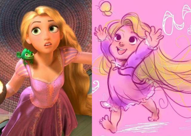 迪士尼艾莎公主小女孩心中的最爱（当迪士尼公主变成小孩子）(4)