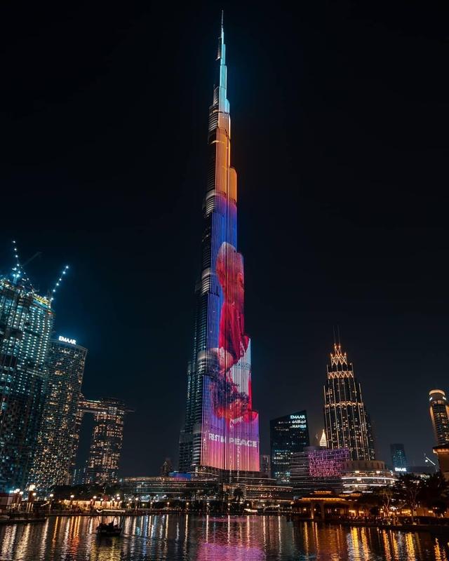 世界第2高楼哈利法塔高828米（世界第1高楼致敬科比）(5)