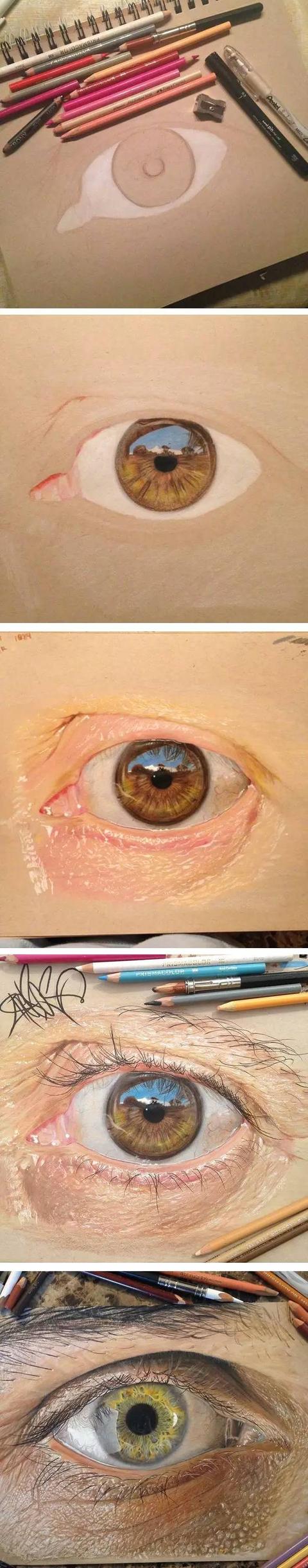 怎样用铅笔画眼睛（教你如何画眼睛）(6)