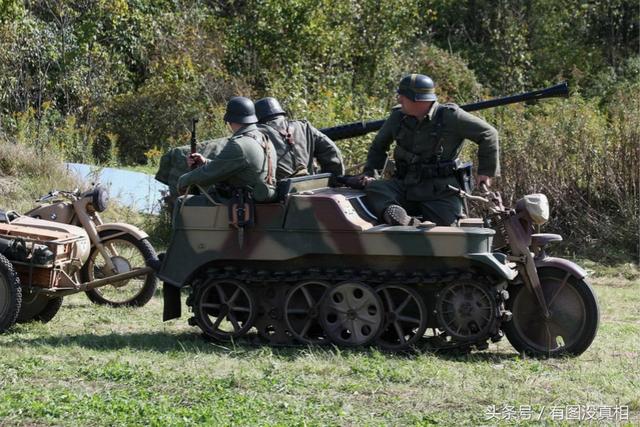 二战德国的半履带摩托车（二战德国另类奇葩装备-履带式摩托车）(2)