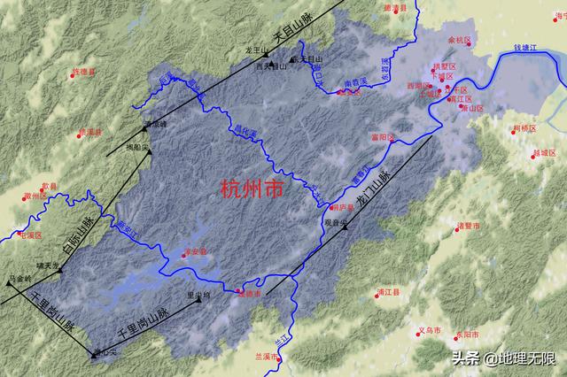 杭州市卫星三维地图（多维度高清地图认识杭州）(1)