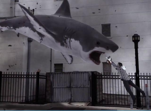 大白鲨电影最经典是哪一部（山寨电影系列鲨卷风）(5)