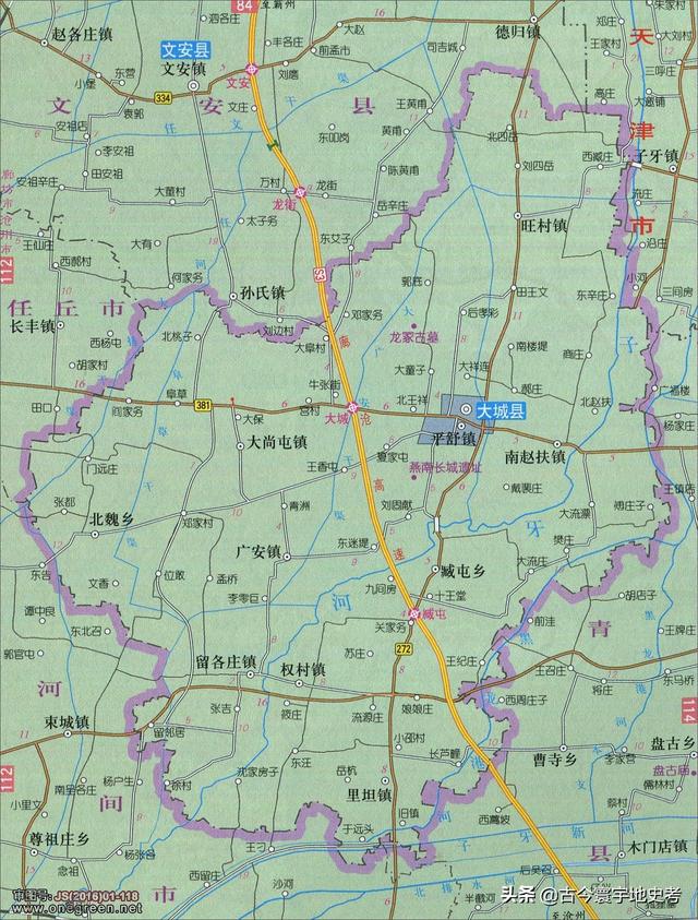 河北地图全图各市县（河北省各市县地图）(64)