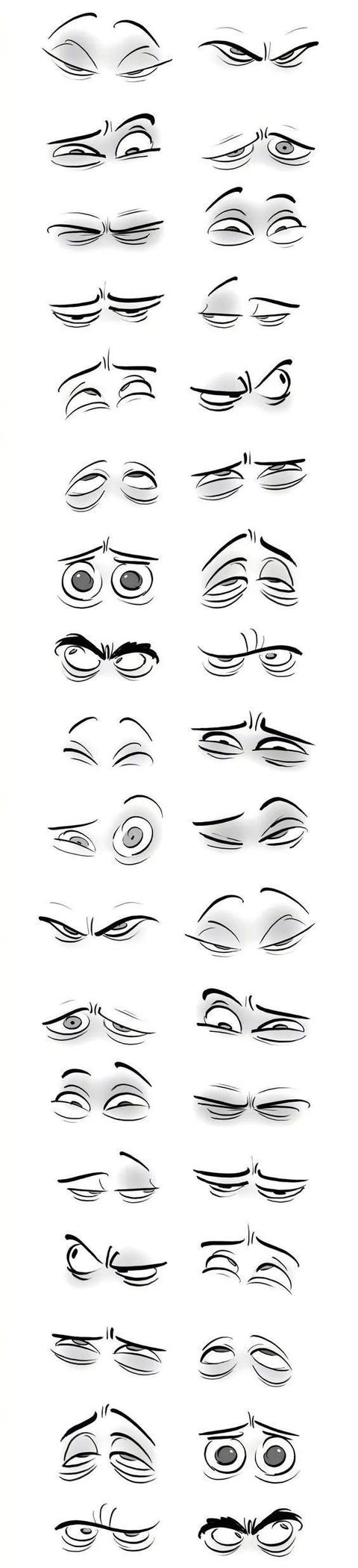 如何画出模糊的眼睛手绘（手绘眼睛百多种表现手法）(4)