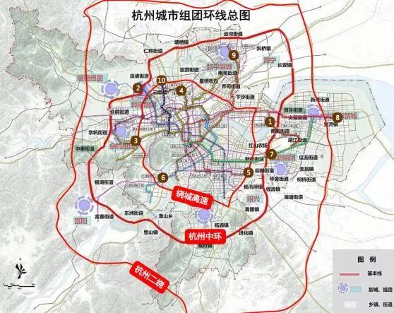 杭州市2035年综合交通规划（杭州交通总规划图）(2)
