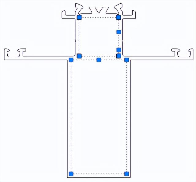 铝合金窗的型材截面图怎么识别（如何读取门窗型材截面I和W值）(4)