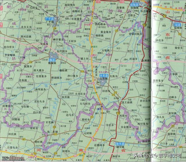 河北地图全图各市县（河北省各市县地图）(50)