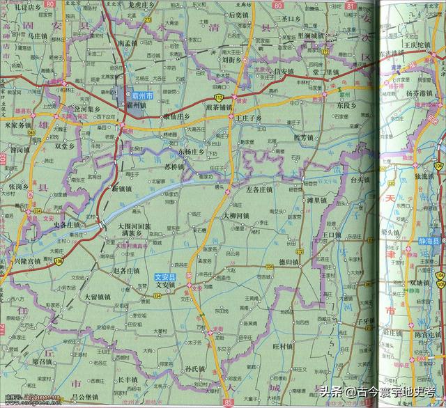 河北地图全图各市县（河北省各市县地图）(62)