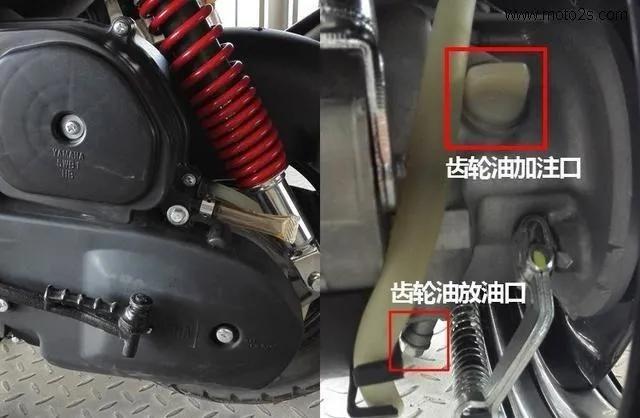 雅马哈100cc踏板摩托车拆解（雅马哈福喜100踏板摩托车保养方法）(2)