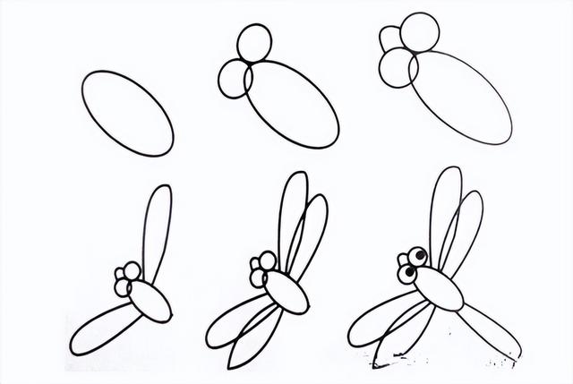 儿童简单的绘画步骤（一看就会的儿童绘画步骤分解）(12)