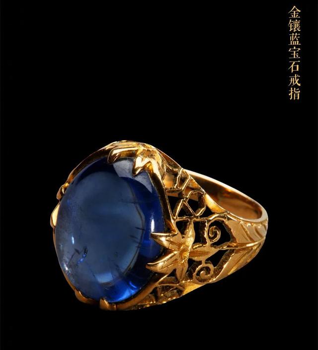 民国时期蓝宝石戒指（现代人才喜欢鸽子蛋戒指）(7)