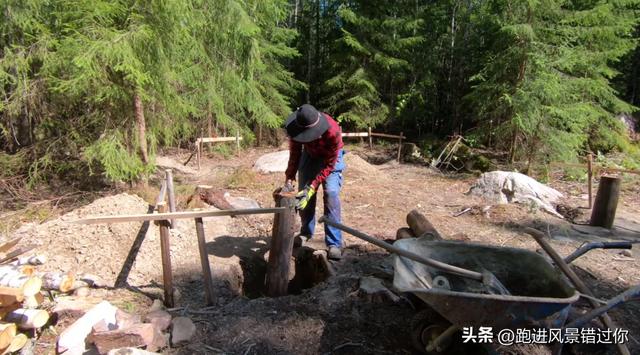 瑞典森林建造小木屋（瑞典小伙森林独居四年）(9)