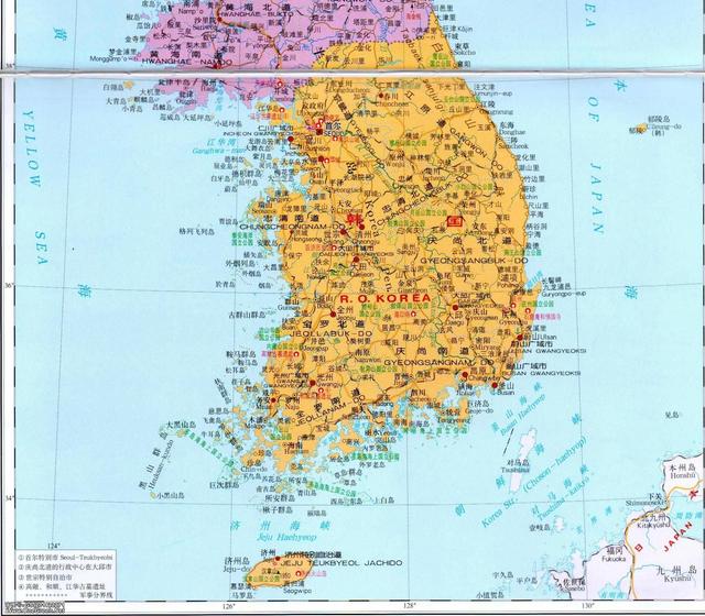 济州岛中文旅游区地图（世界旅游地图揽胜）(1)