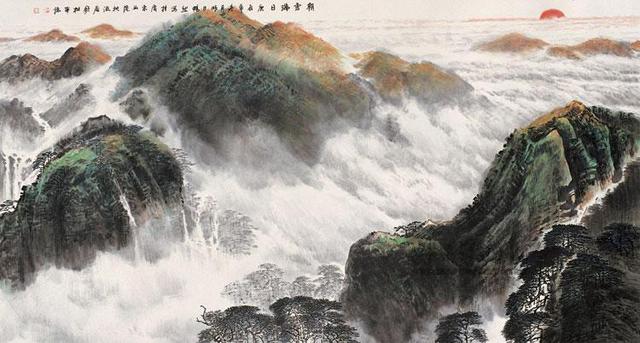 齐白石山水画拍出8亿天价（齐白石山水十二条屏9.315亿元成交）(28)