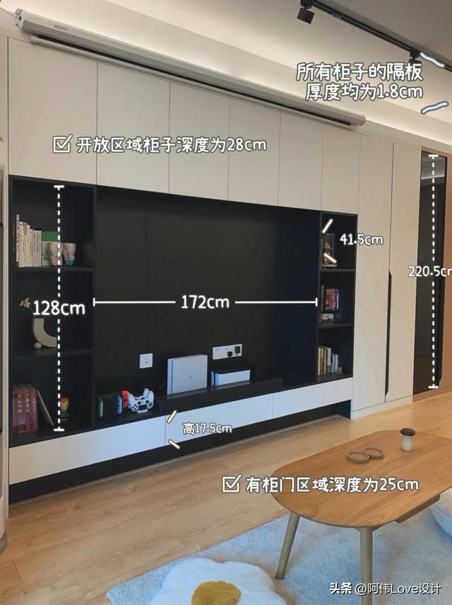 电视墙尺寸大全表（20款电视墙尺寸）(4)