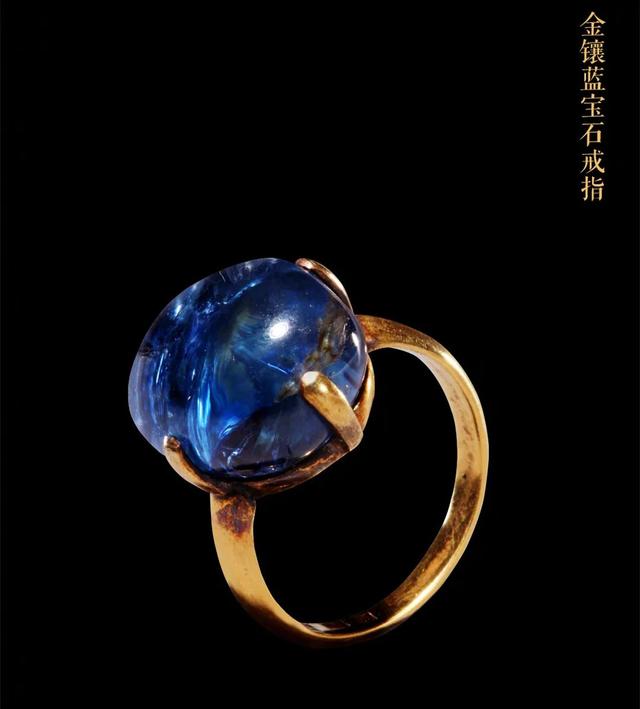 民国时期蓝宝石戒指（现代人才喜欢鸽子蛋戒指）(6)