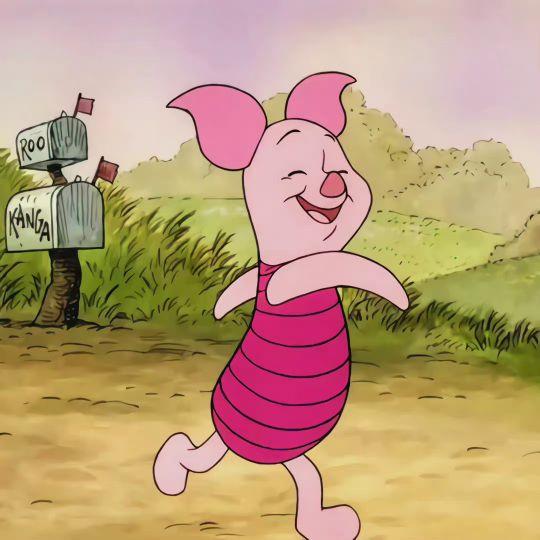 皮杰头像卡通（是那个童年记忆的粉红小猪皮杰呀）(1)