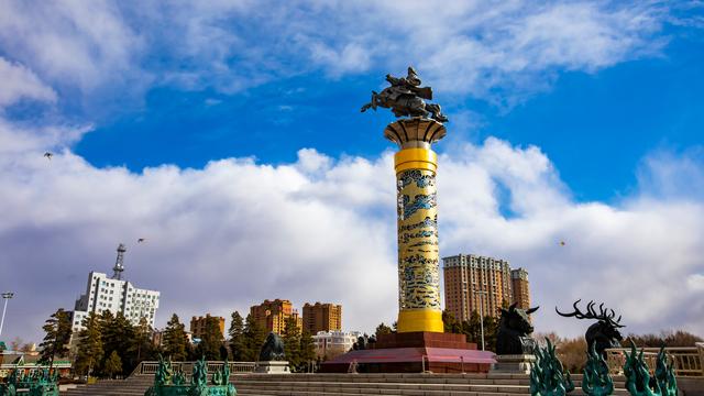 内蒙古呼伦贝尔城市风景（呼伦贝尔市海拉尔区城市风景）(1)