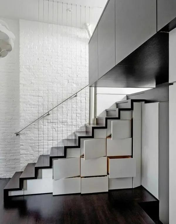 柜子式转角楼梯（柜子的完美设计）(8)