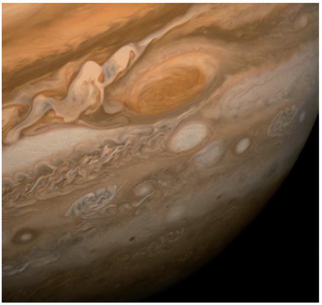 木星最大的特征是表面有什么（远看是木星脸上的红斑）(4)