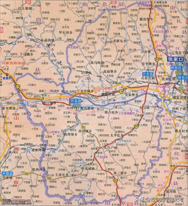 河北地图全图各市县（河北省各市县地图）(88)