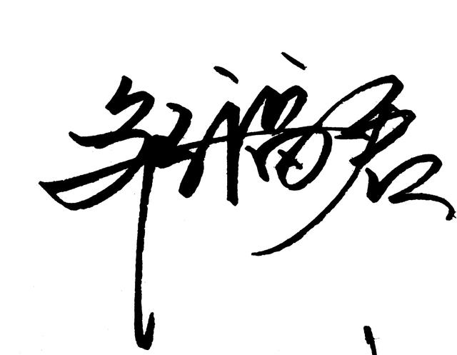 个性签名设计我的名字（设计一款原创个性签名）(9)