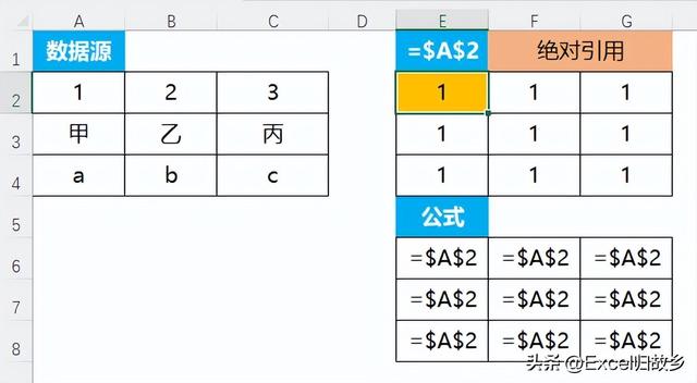 单元格怎样设置递减引用（1-3单元格的引用）(6)