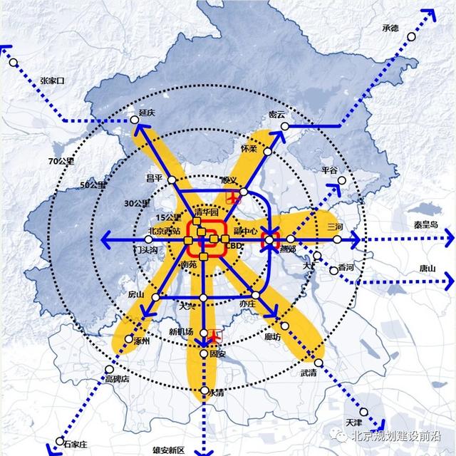 北京市郊铁路城市副中心铁路线（12条线路874公里北京市郊铁路规划）(4)