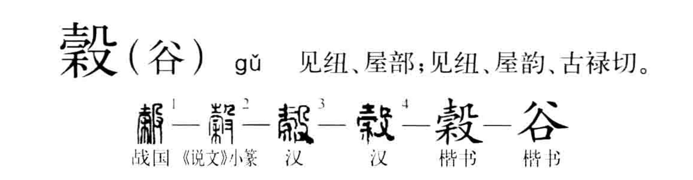 关于汉字书体演变过程的研究报告（汉字探源谷雨说谷）(1)