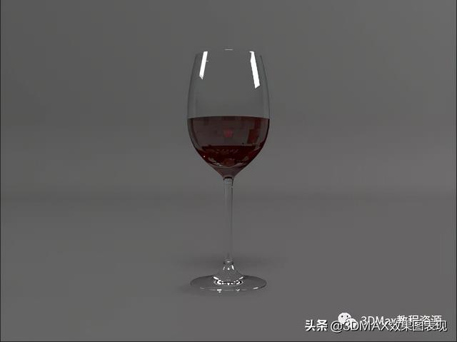 3dmax玻璃杯怎么加灯（玻璃杯中液体材质调节）(16)