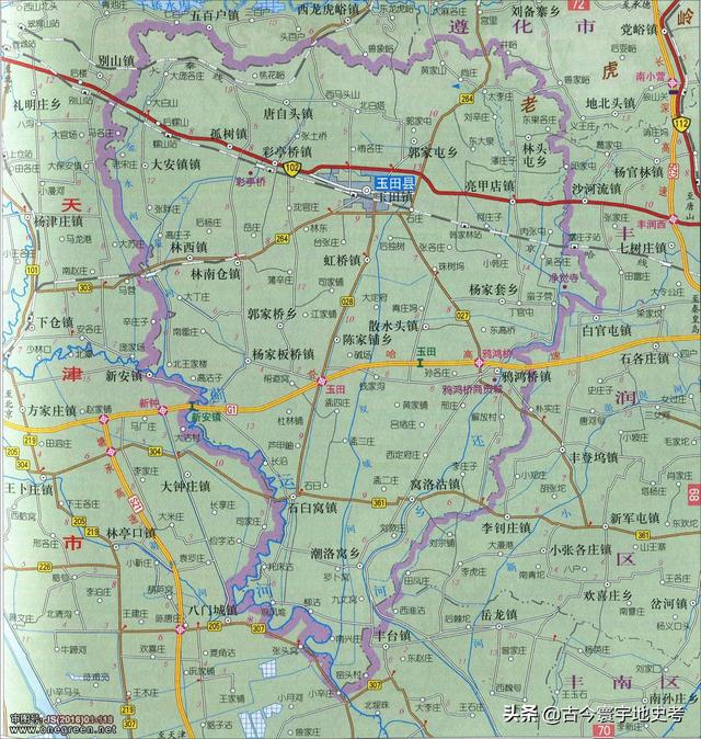 河北地图全图各市县（河北省各市县地图）(75)