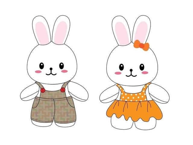 创意美术作品2-3岁早教（4-5岁少儿美术兔子狂想曲课题分享）(2)
