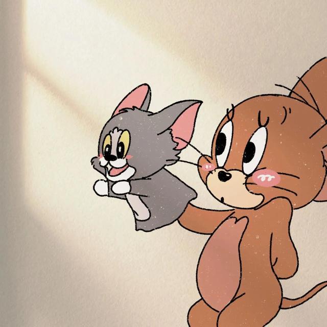 可爱的猫和老鼠头像卡通（猫和老鼠卡通头像）(7)