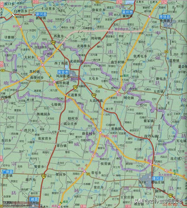 河北地图全图各市县（河北省各市县地图）(80)